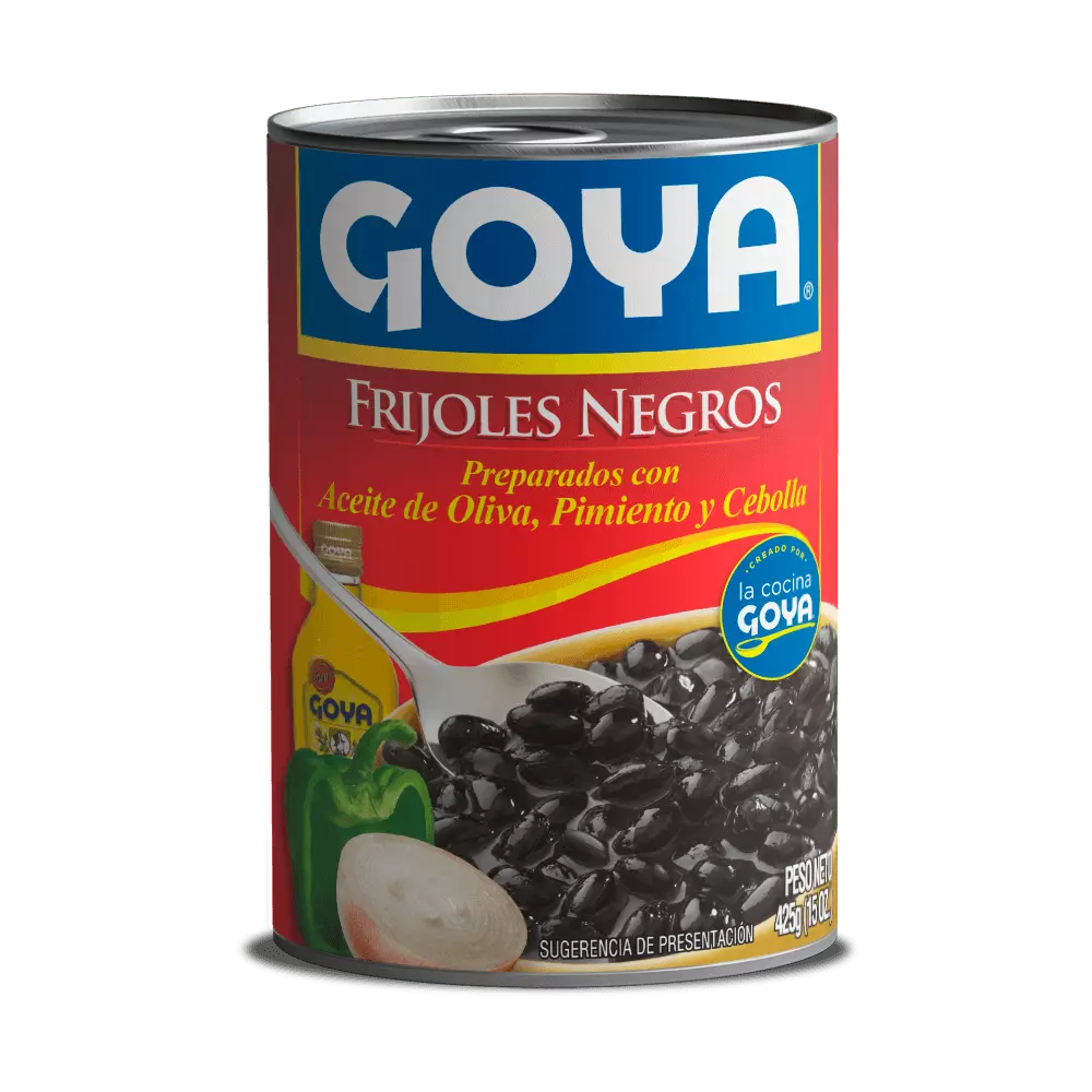 FRIJOLES NEGROS GUISADOS GOYA LATA 425 GR Lote 1/1: B206714325, fecha cad: 20/11/28