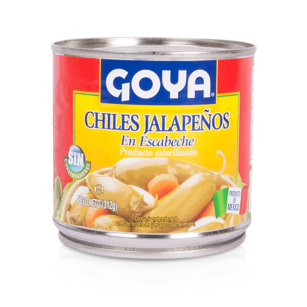 Chiles jalapeños 312 GR CJ X 12 UNID