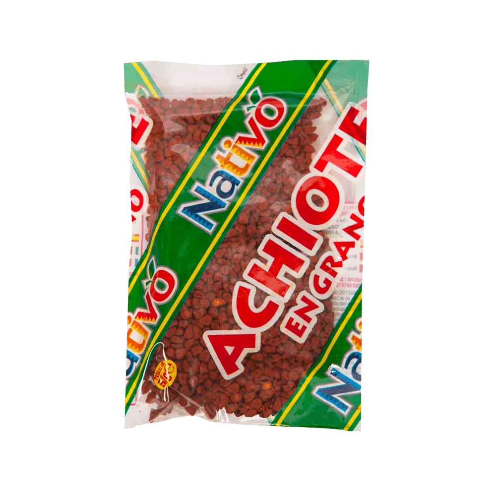 ACHIOTE GRANO NATIVO 50 G PACK 500