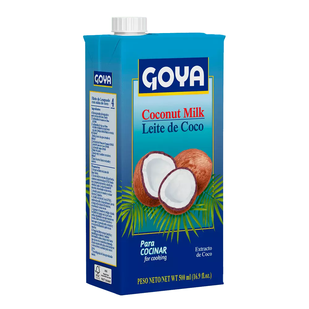 LECHE DE COCO GOYA 500 ML BRICK Lote 1/1: A0624, fecha cad: 03/11/25