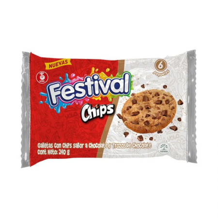 GALLETA FESTIVAL CHIPS BOLSA