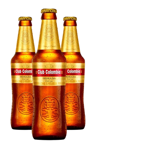 Cerveza Club Colombia botella 24 x 330 ml. Lote: BA5  F.C :15/06/2025