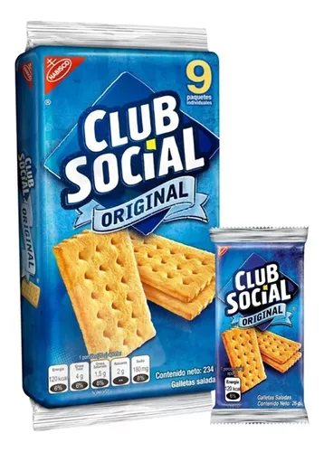 GALLETA CLUB SOCIAL (9X26GR) Lote: LM201241602 F.Cad.: 14/07/25