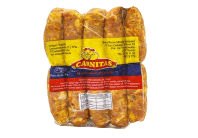 CHORIZO ANTIOQUEÑO PEQUEÑO PAQ 10 uds Lote 37040425 F.Cad:04/06/25