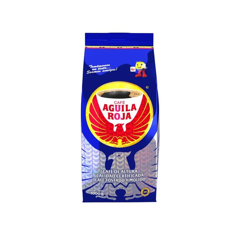 CAFE MOLIDO AGUILA ROJA 250gr F/Cad: 05/05/2026 Lote:L051124