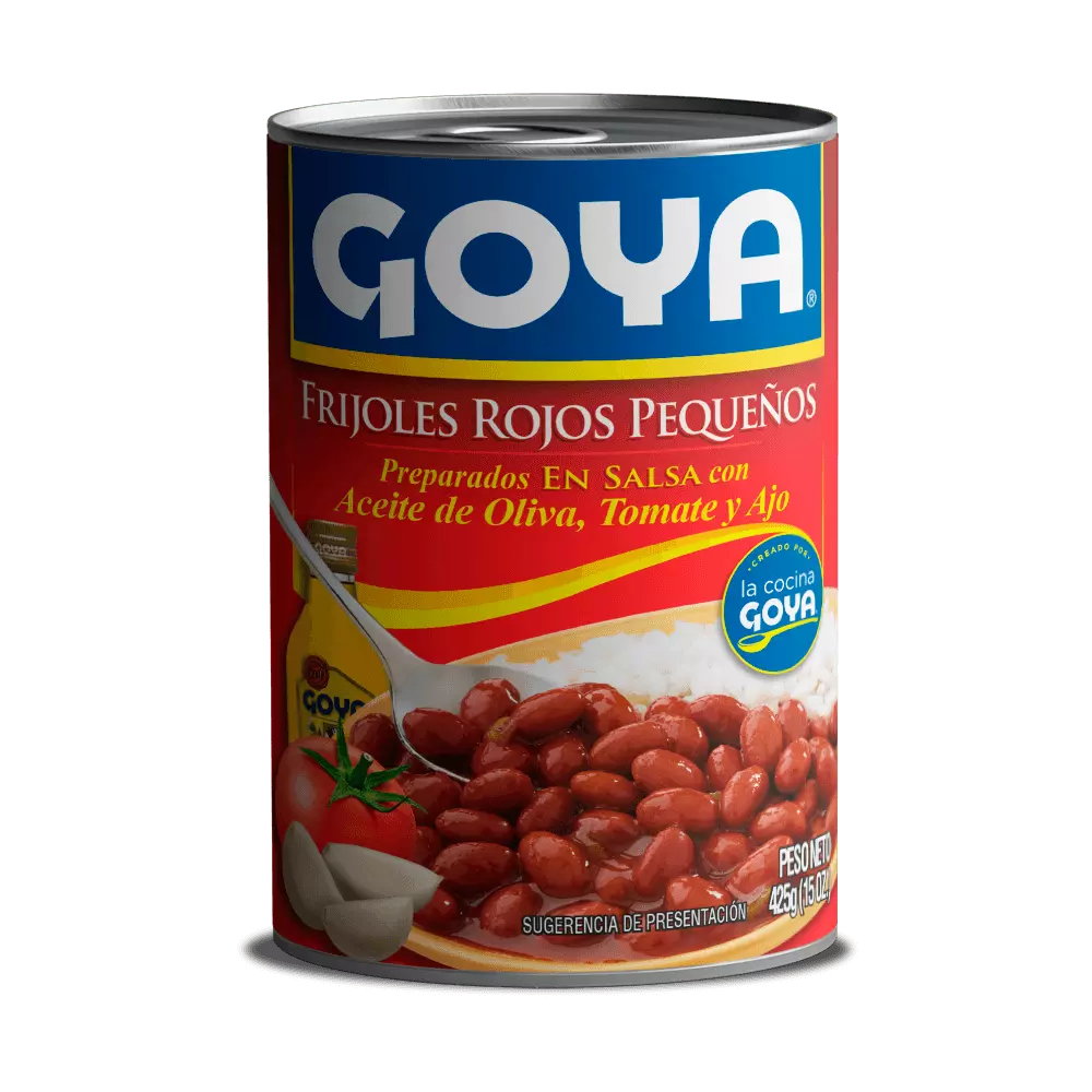 FRIJOLES ROJOS PEQ GUISADOS GOYA LATA 425 GR  Lote 1/1: B205214330, fecha cad: 25/11/28