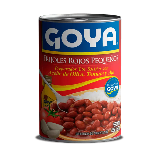 FRIJOLES ROJOS PEQ GUISADOS GOYA LATA 425 GR  Lote 1/1: B205214330, fecha cad: 25/11/28