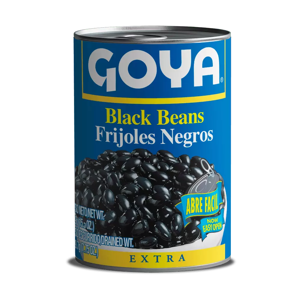 FRIJOL NEGRO NATURAL GOYA LATA 439 G Lote 1/1: B246614344, fecha cad: 09/12/28)