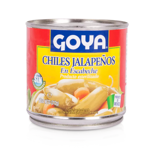 Chiles jalapeños 312 GR CJ X 12 UNID