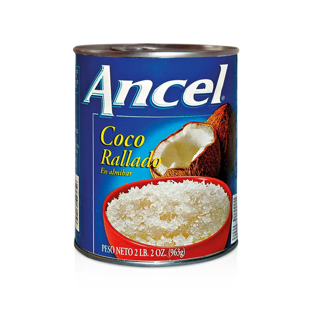 COCO RALLADO ALMIBAR ANCEL LATA 963 G (Lote Proveedor: B312514286 F. caducidad: 12/10/28