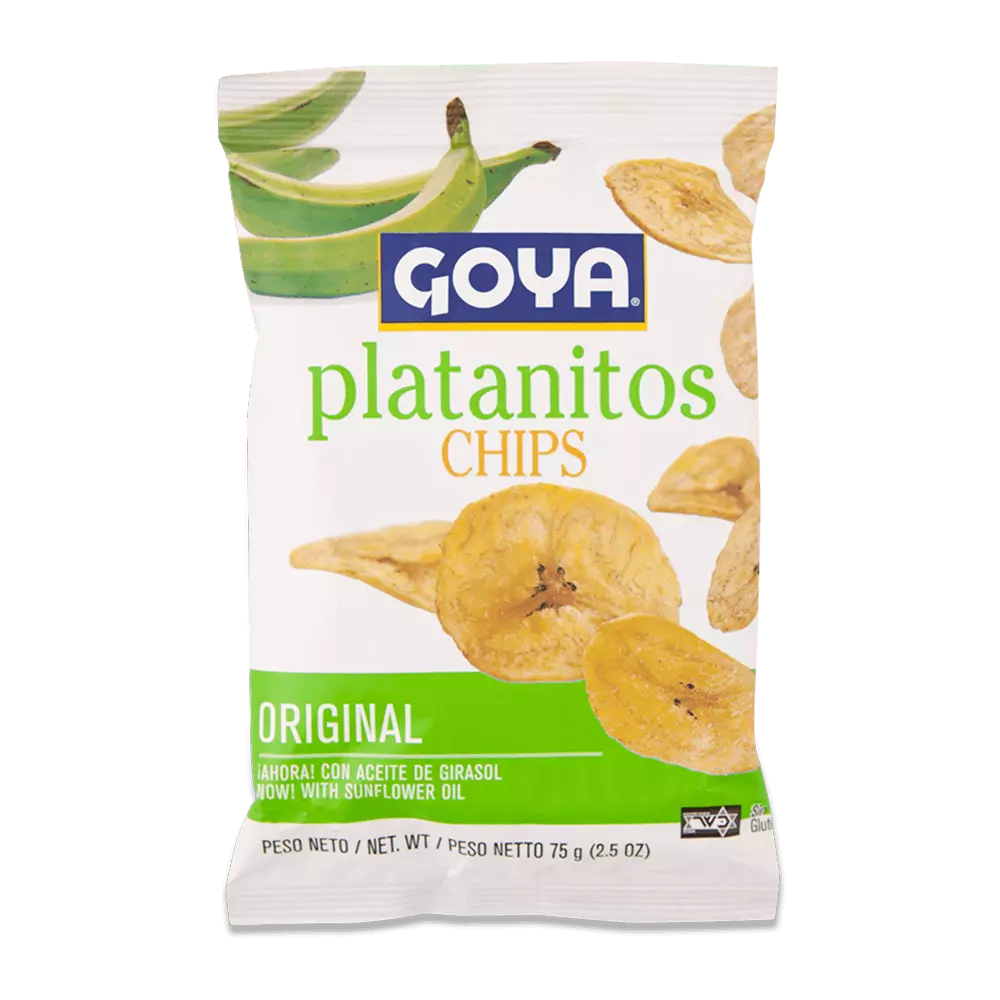 PLATANITOS SAL GOYA FUNDA 75G CJ X 24 U