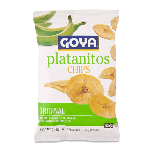 PLATANITOS SAL GOYA FUNDA 75G CJ X 24 U
