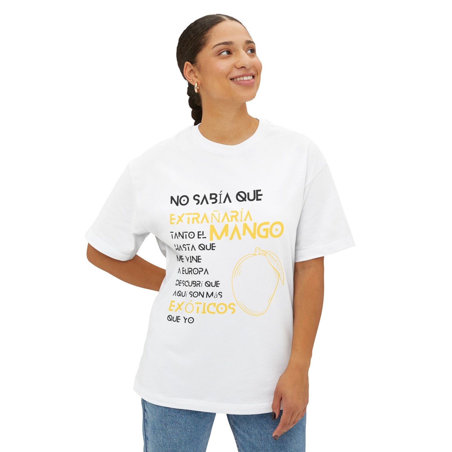 Franela Unisex Oversized Mango Exotico