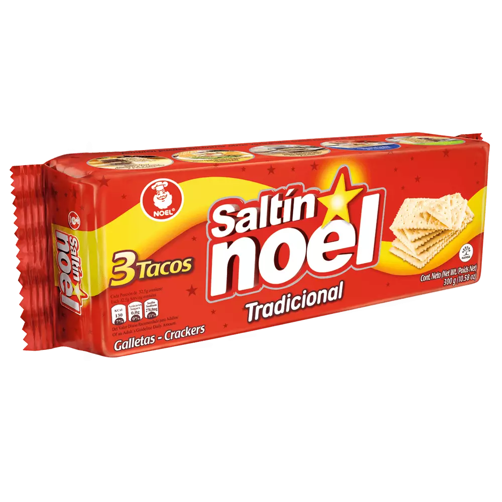 GALLETAS SALTIN NOEL PAQ 300 GR (Lote 1/1: 202445, fecha cad: 30/10/25)