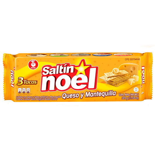 GALLETA SALTIN QUESO MANTEQ. PAQUETE 385G Lote 1/1: 202443, fecha cad: 16/10/25