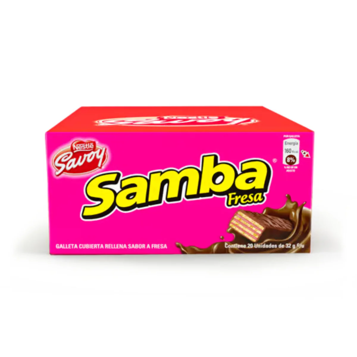 GALLETA SAMBA CAJA DE 20 UNIDADES Lote: L4228B605BB F.Cad.: 15/04/25