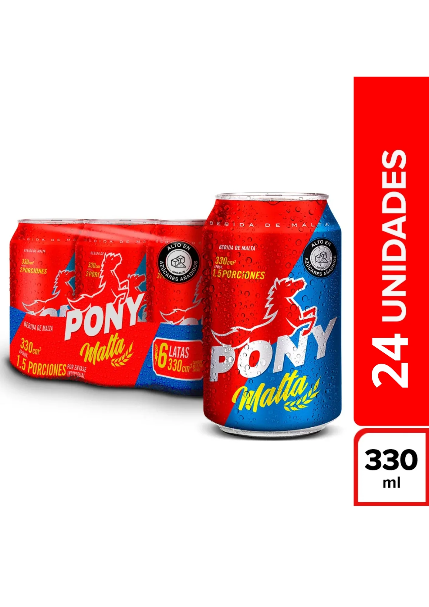 PONY MALTA LATA PACK 24 X 330 ml