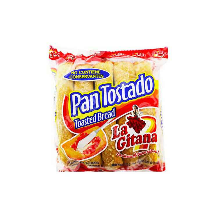 PAN TOSTADO LA GITANA 110gr F/Cad: 13/09/2025 Lote:L241257
