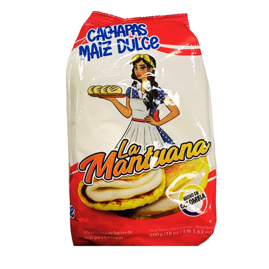 HARINA DE CACHAPAS LA MANTUANA 500GR Lote: L311F.Cad.: 12/09/25