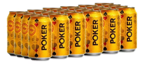 CERVEZA POKER LATA 330ml (colombia) 4° F/Cad: 20/05/2025 Lote:LBY0623