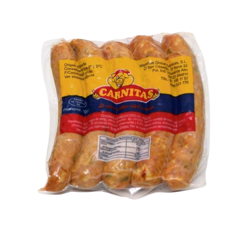 CHORIZO ANTIOQUEÑO MEDIANO PAQ 5 uds Lote 37040425  F.Cad:04/06/25