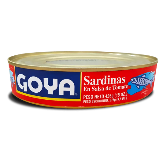 SARDINAS C/TOMATE OVAL GOYA LATA 425 G (Lote Proveedor: LEMO1ST22G24 F. caducidad: 22/07/28
